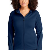 Ladies Tech Fleece Full Zip Hooded Jacket